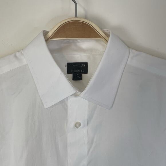 J. Crew Factory Crewcuts Boys' Long Sleeve Flex Thompson Shirt White Sz 16 J5099 - Picture 4 of 8